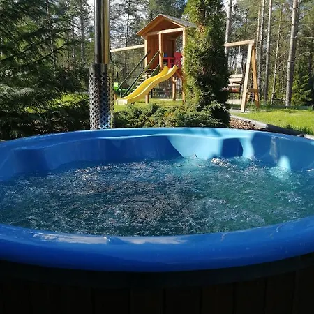 Деревянный коттедж Aleksander Z Basenem, Bania Ruska I Sauna