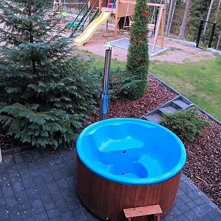 Деревянный коттедж Aleksander Z Basenem, Bania Ruska I Sauna *